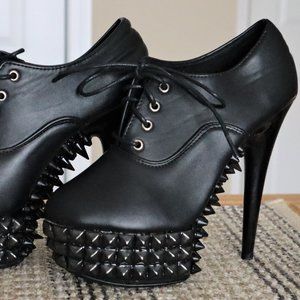 Spiked and Studded Ankle boots